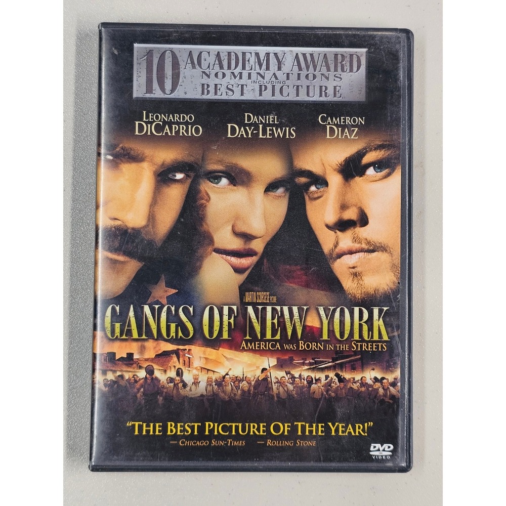 Gangs of New York DVD Martin Scorsese Leonardo DiCaprio Daniel Day-Lewis R 2003